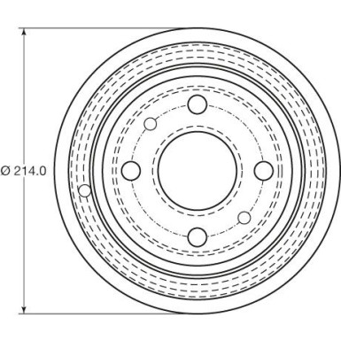 TRW | Bremstrommel | DB4398