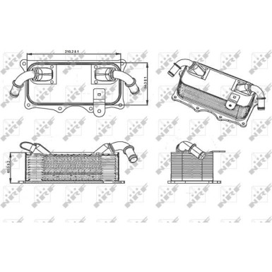 NRF | Ölkühler, Motoröl | 31290