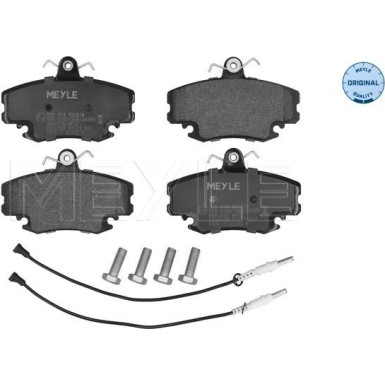 Meyle | Bremsbelagsatz, Scheibenbremse | 025 214 6318/W