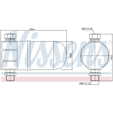 Nissens | Trockner, Klimaanlage | 95324