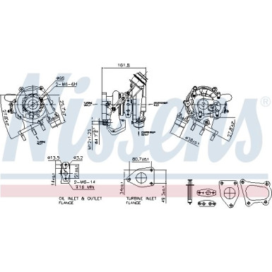 Nissens | Lader, Aufladung | 93233