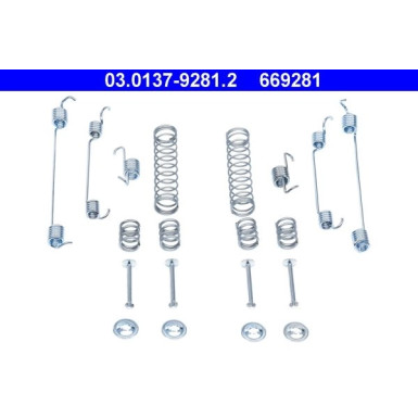 ATE | Zubehörsatz, Bremsbacken | 03.0137-9281.2