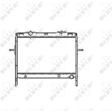 NRF | Kühler, Motorkühlung | 53370