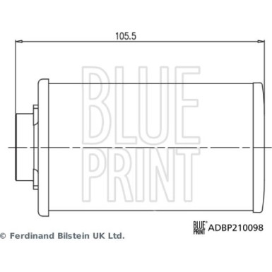 Blue Print | Hydraulikfilter, Automatikgetriebe | ADBP210098