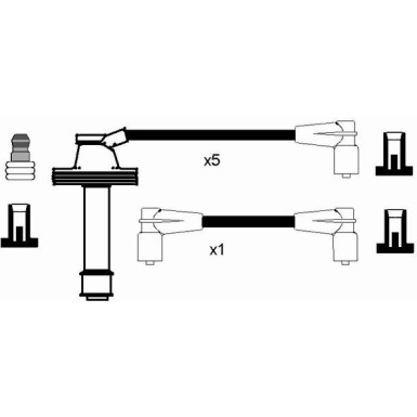 NGK | Zündleitungssatz | 8468