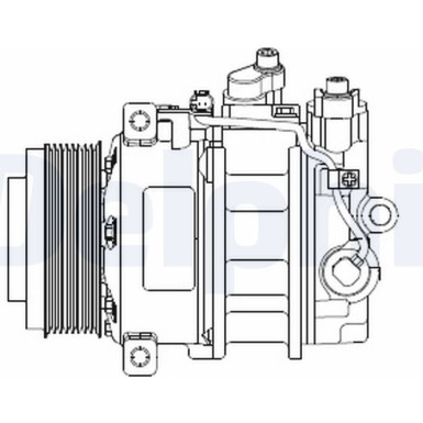 Delphi | Kompressor, Klimaanlage | CS20378