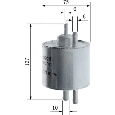 BOSCH | Kraftstofffilter | 0 450 915 001