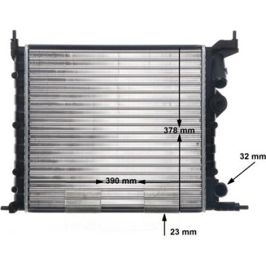 Mahle | Kühler, Motorkühlung | CR 488 000S