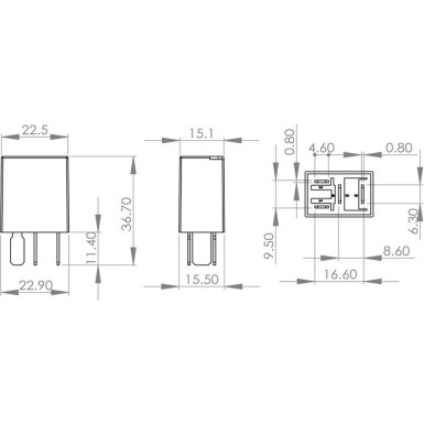 BOSCH | Relais, Arbeitsstrom | 0 986 AH0 322