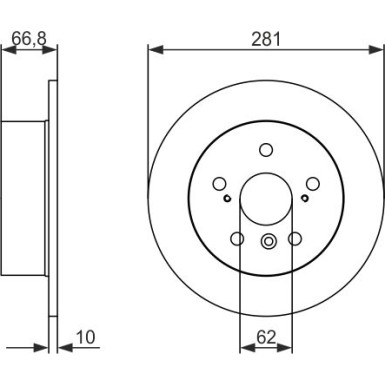 BOSCH | Bremsscheibe | 0 986 479 C21