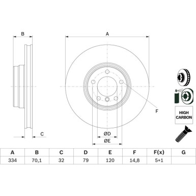 BOSCH | Bremsscheibe | 0 986 478 623