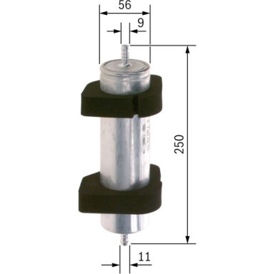 BOSCH | Kraftstofffilter | F 026 402 111