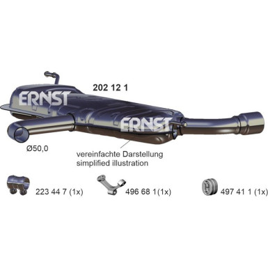 Ernst | Endschalldämpfer | 202121