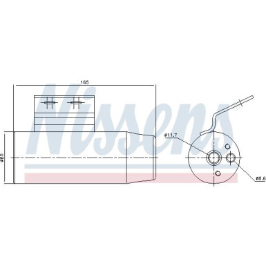 Nissens | Trockner, Klimaanlage | 95124