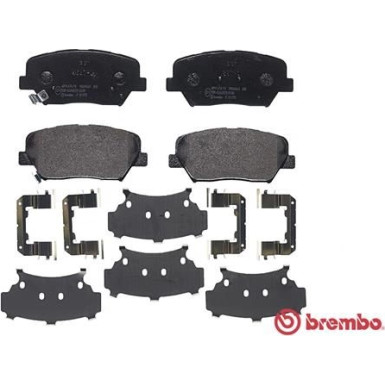 Brembo | Bremsbelagsatz, Scheibenbremse | P 30 070