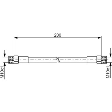 BOSCH | Bremsschlauch | 1 987 476 062