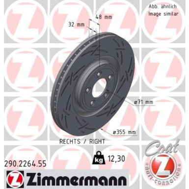 Zimmermann | Bremsscheibe | 290.2264.55