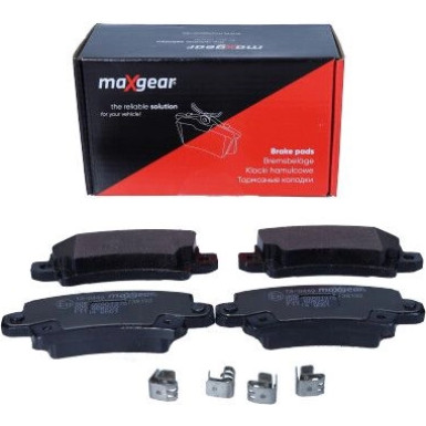 Maxgear | Bremsbelagsatz, Scheibenbremse | 19-0449