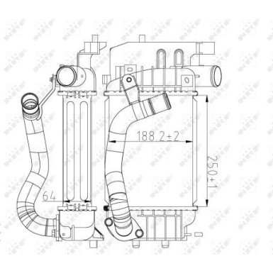 NRF | Ladeluftkühler | 30785