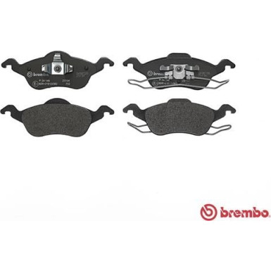 Brembo | Bremsbelagsatz, Scheibenbremse | P 24 046