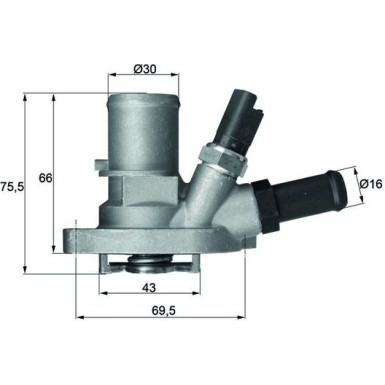 Mahle | Thermostat, Kühlmittel | TI 149 88