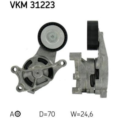 SKF | Spannrolle, Keilrippenriemen | VKM 31223