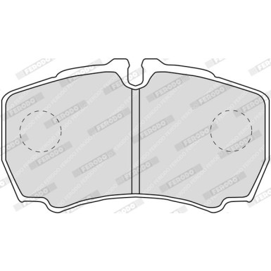 Ferodo | Bremsbelagsatz, Scheibenbremse | FVR1405