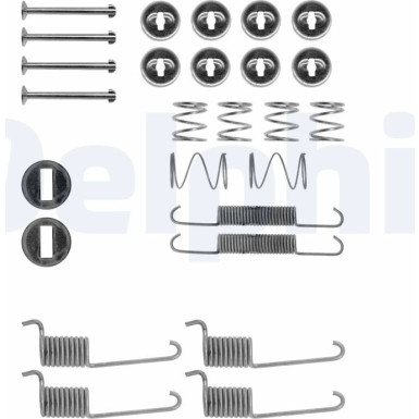 Delphi | Zubehörsatz, Bremsbacken | LY1196