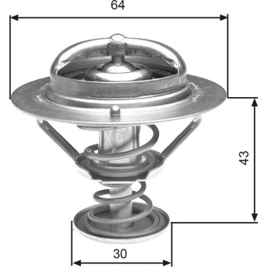 Gates | Thermostat, Kühlmittel | TH27078G1