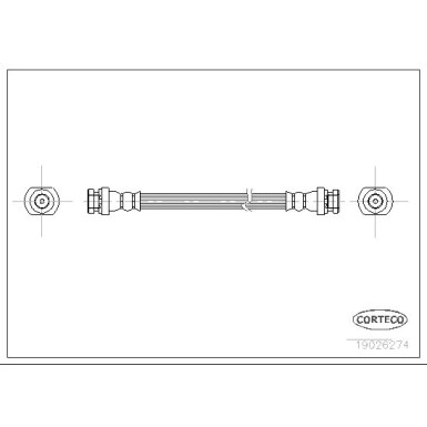 Corteco | Bremsschlauch | 19026274