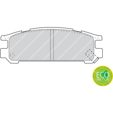 Ferodo | Bremsbelagsatz, Scheibenbremse | FDB790