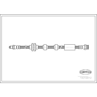 Corteco | Bremsschlauch | 19018612