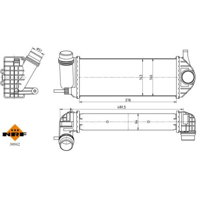 NRF | Ladeluftkühler | 30962