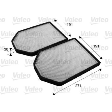 Valeo | Filter, Innenraumluft | 698790