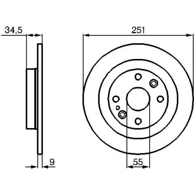 BOSCH | Bremsscheibe | 0 986 478 701