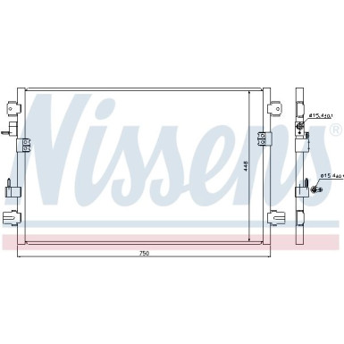 Nissens | Kondensator, Klimaanlage | 94906