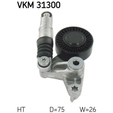 SKF | Spannrolle, Keilrippenriemen | VKM 31300