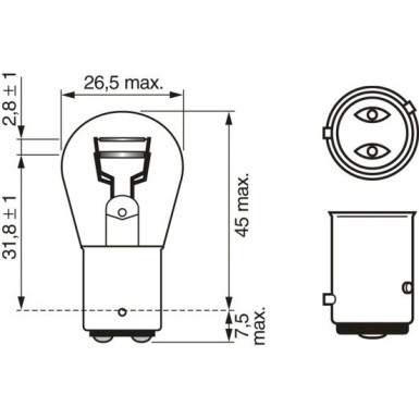 BOSCH | Glühlampe | 1 987 301 015