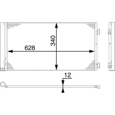 Mahle | Kondensator, Klimaanlage | AC 751 000S