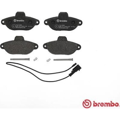 Brembo | Bremsbelagsatz, Scheibenbremse | P 23 060