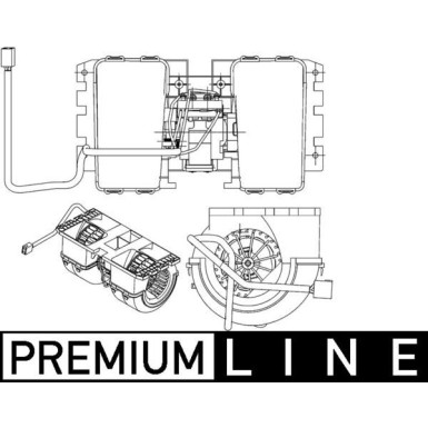 Mahle | Innenraumgebläse | AB 144 000P