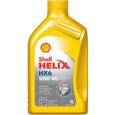 Shell | Motoröl | Helix HX6 10W-40, 1L | 550053775