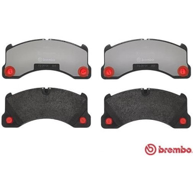 Brembo | Bremsbelagsatz, Scheibenbremse | P 65 017