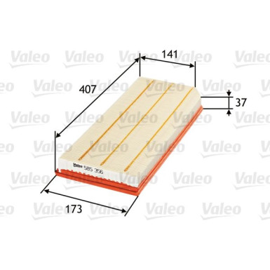 Valeo | Luftfilter | 585356