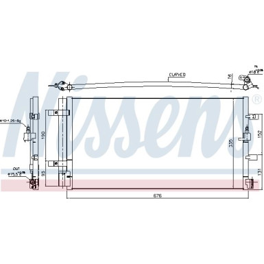 Nissens | Kondensator, Klimaanlage | 940430