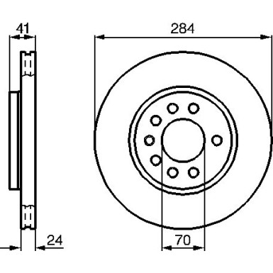 BOSCH | Bremsscheibe | 0 986 478 717