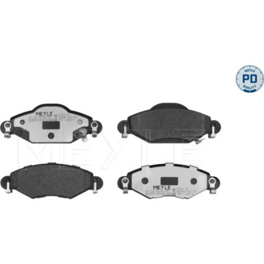 Meyle | Bremsbelagsatz, Scheibenbremse | 025 233 4017/PD