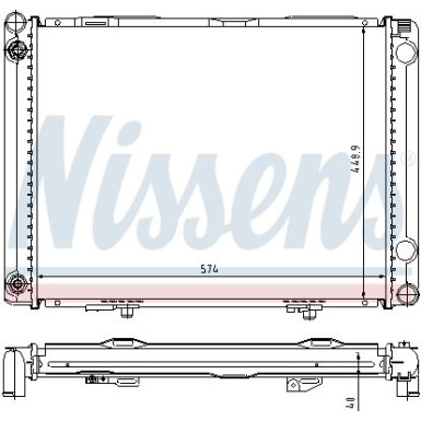 Nissens | Kühler, Motorkühlung | 62766A