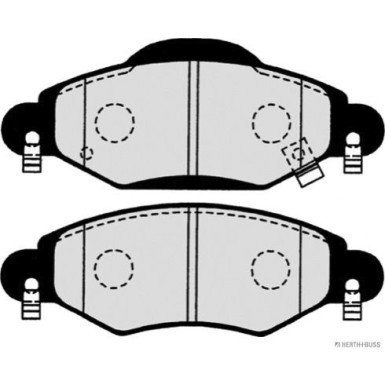 Herth+Buss Jakoparts | Bremsbelagsatz, Scheibenbremse | J3602113