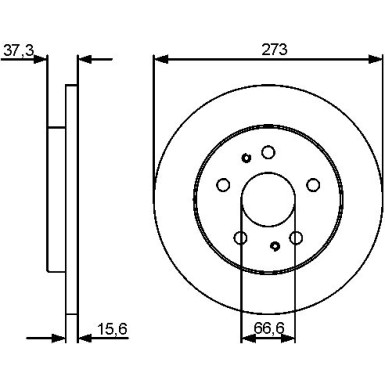 BOSCH | Bremsscheibe | 0 986 479 432